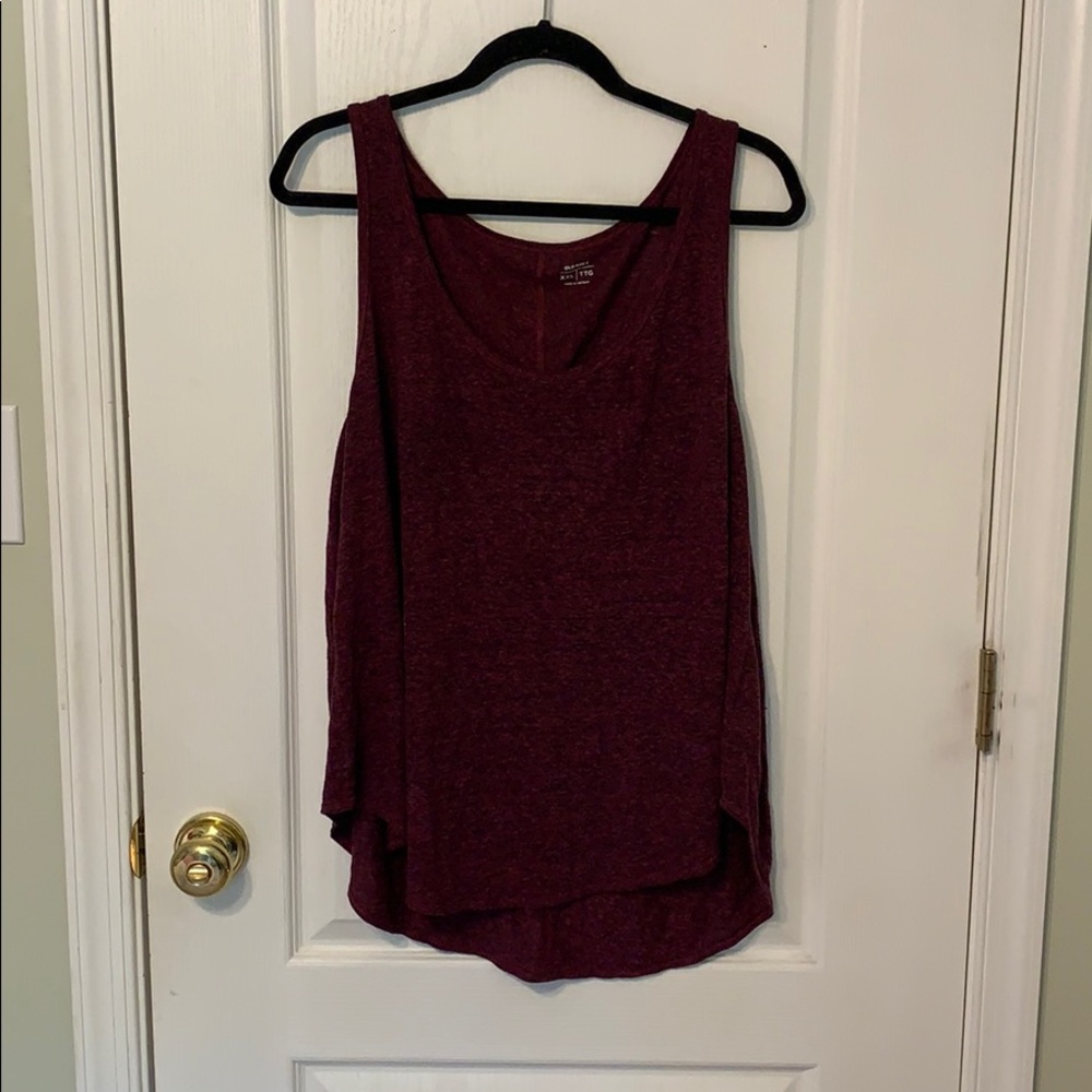 Maroon Old Navy Swing Tank Top